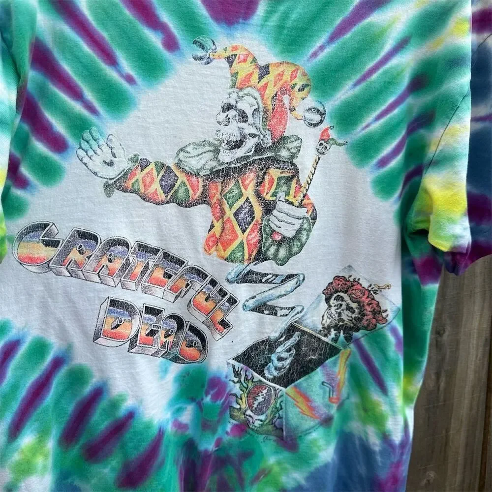 Vintage Tie Dye 1993 Grateful Dead Not Fade Away Single Stitch shirt Size L